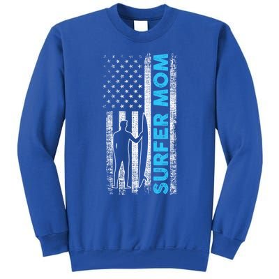 Surfing Mom Gift Tall Sweatshirt