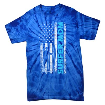 Surfing Mom Gift Tie-Dye T-Shirt