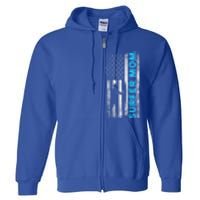 Surfing Mom Gift Full Zip Hoodie