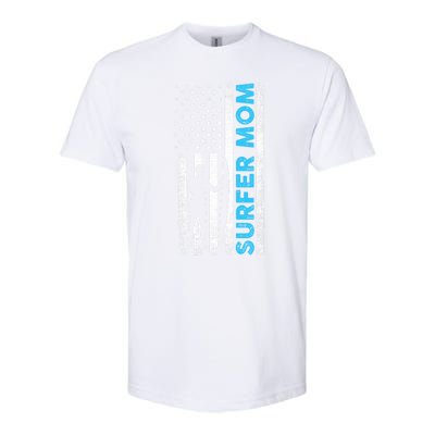 Surfing Mom Gift Softstyle CVC T-Shirt