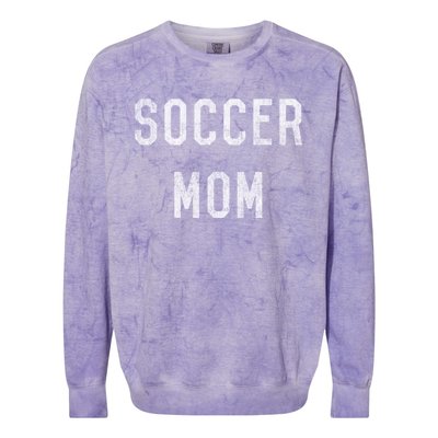 Soccer Mom Gift Colorblast Crewneck Sweatshirt