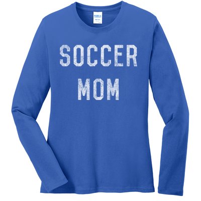 Soccer Mom Gift Ladies Long Sleeve Shirt