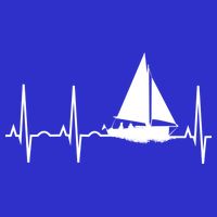 Sailing Meaningful Gift Boat Heartbeat Hooded Great Gift For Sailors Zip Tote Bag