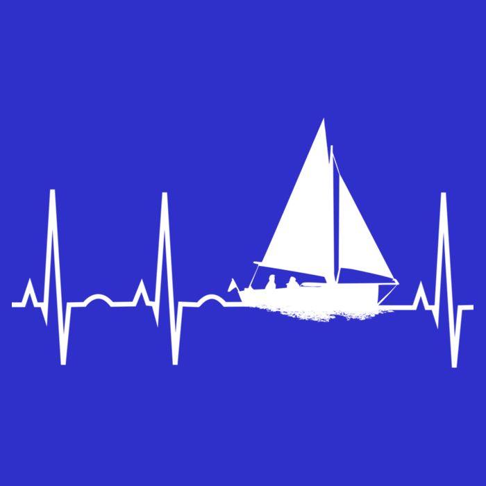 Sailing Meaningful Gift Boat Heartbeat Hooded Great Gift For Sailors Zip Tote Bag