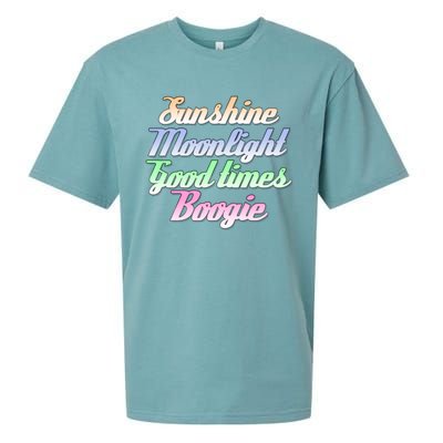 Sunshine. Moonlight. Good Times. Boogie Sueded Cloud Jersey T-Shirt