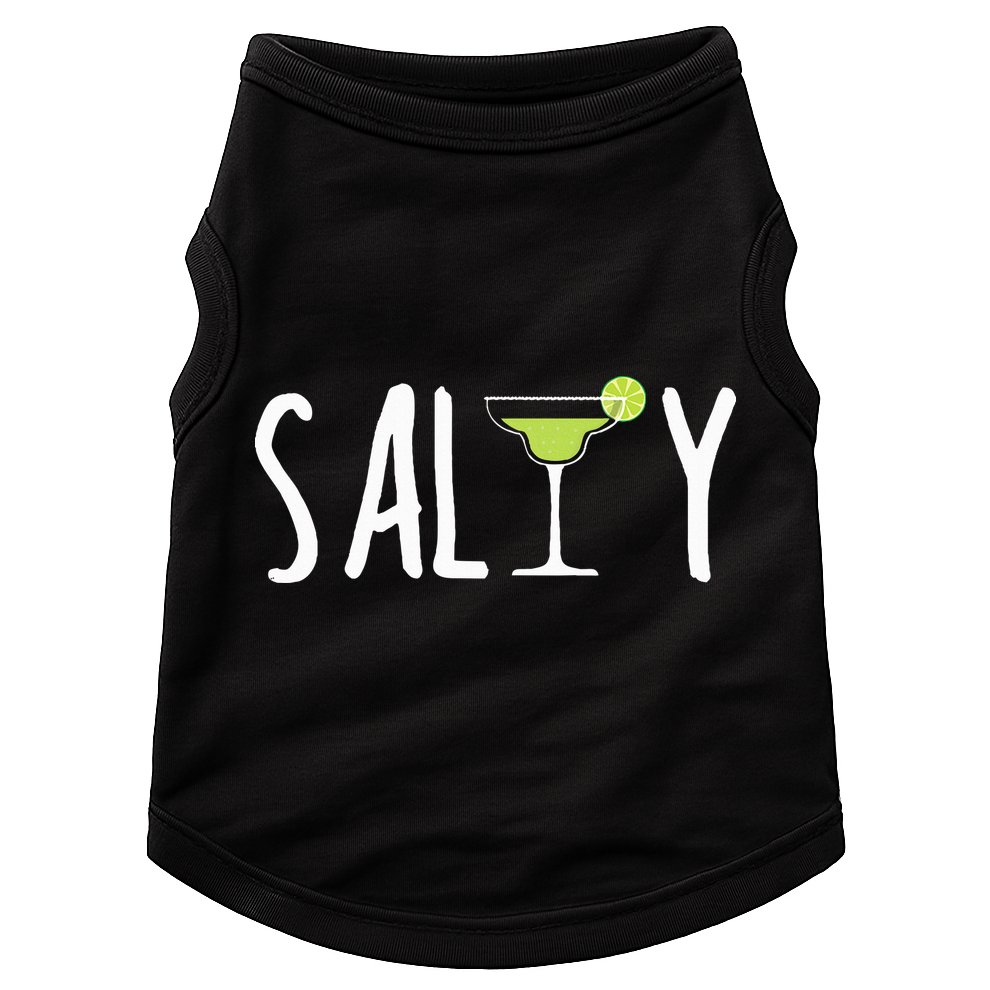 Salty Margarita Glass Beach Lover For Margarita Lovers Doggie Tank