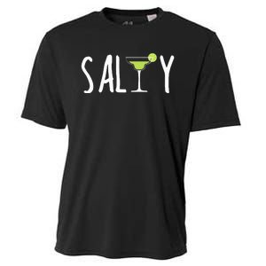 Salty Margarita Glass Beach Lover For Margarita Lovers Cooling Performance Crew T-Shirt