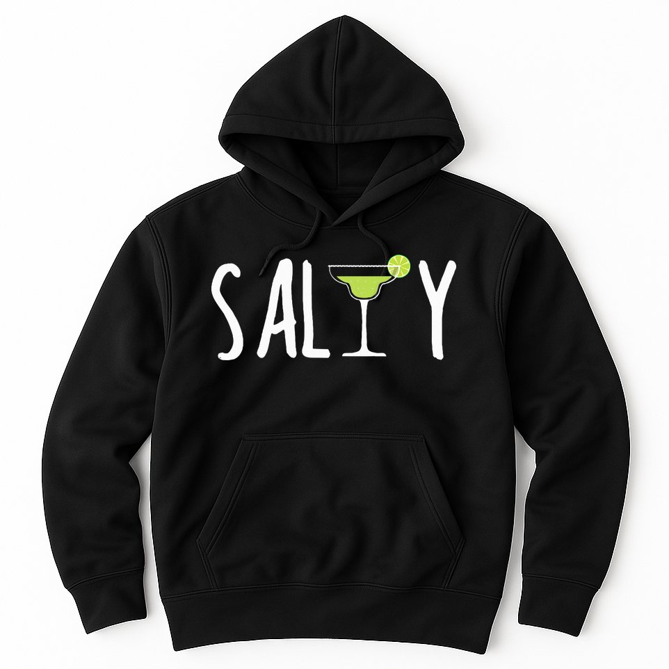 Salty Margarita Glass Beach Lover For Margarita Lovers Hoodie