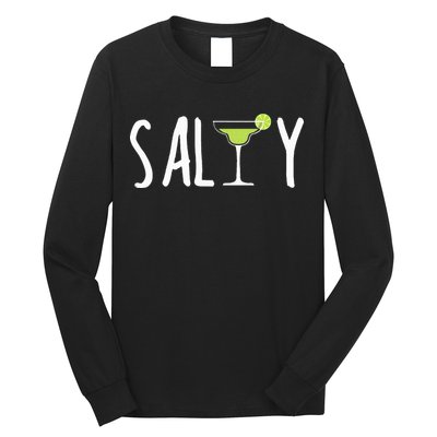 Salty Margarita Glass Beach Lover For Margarita Lovers Long Sleeve Shirt