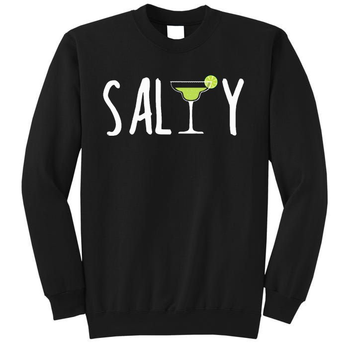 Salty Margarita Glass Beach Lover For Margarita Lovers Sweatshirt