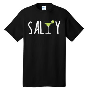 Salty Margarita Glass Beach Lover For Margarita Lovers Tall T-Shirt