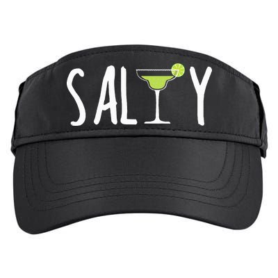 Salty Margarita Glass Beach Lover For Margarita Lovers Adult Drive Performance Visor