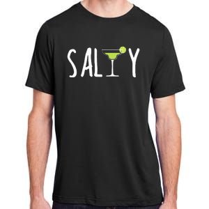 Salty Margarita Glass Beach Lover For Margarita Lovers Adult ChromaSoft Performance T-Shirt