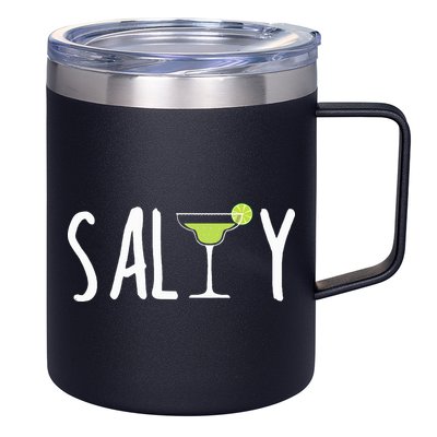 Salty Margarita Glass Beach Lover For Margarita Lovers 12oz Stainless Steel Coffee Mug