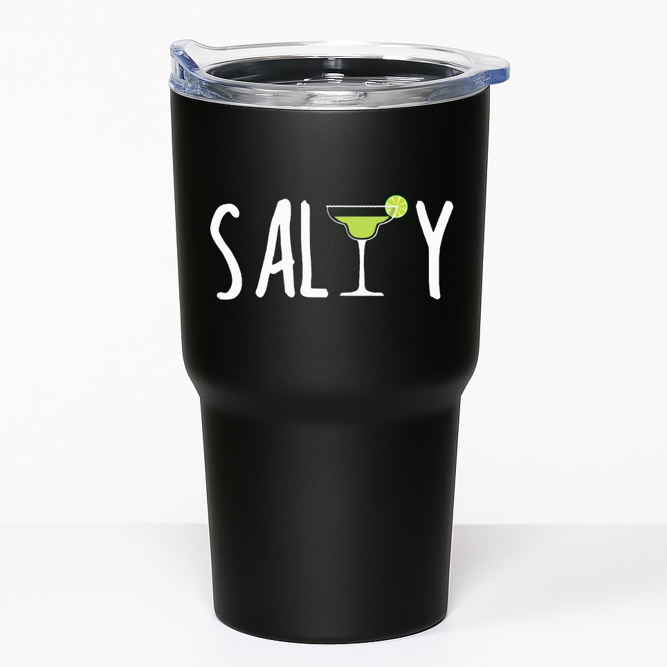 Salty Margarita Glass Beach Lover For Margarita Lovers Tumbler