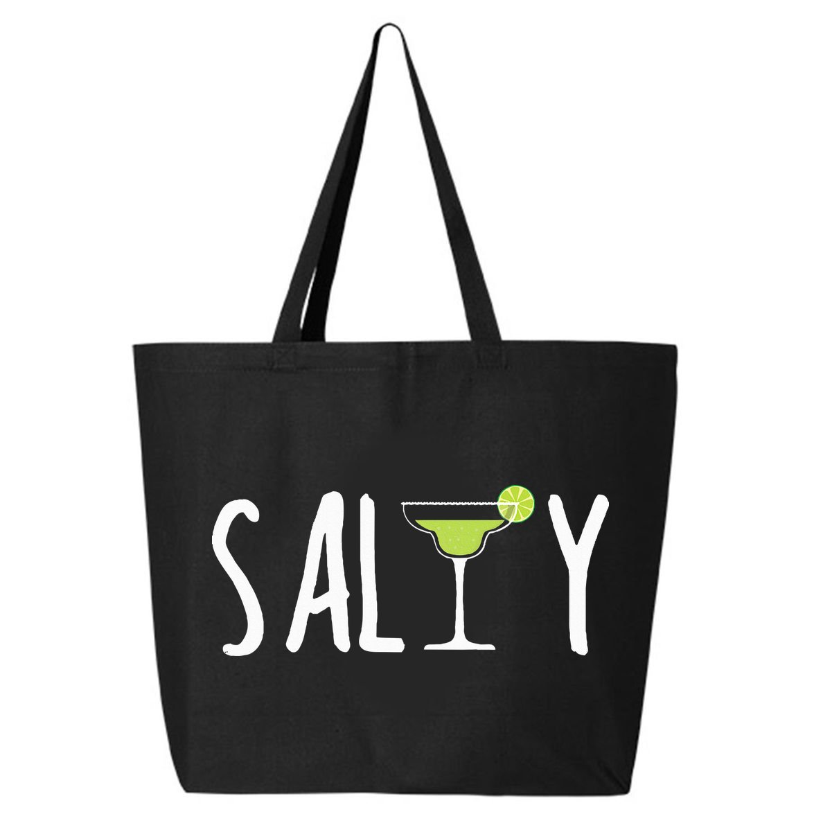 Salty Margarita Glass Beach Lover For Margarita Lovers 25L Jumbo Tote