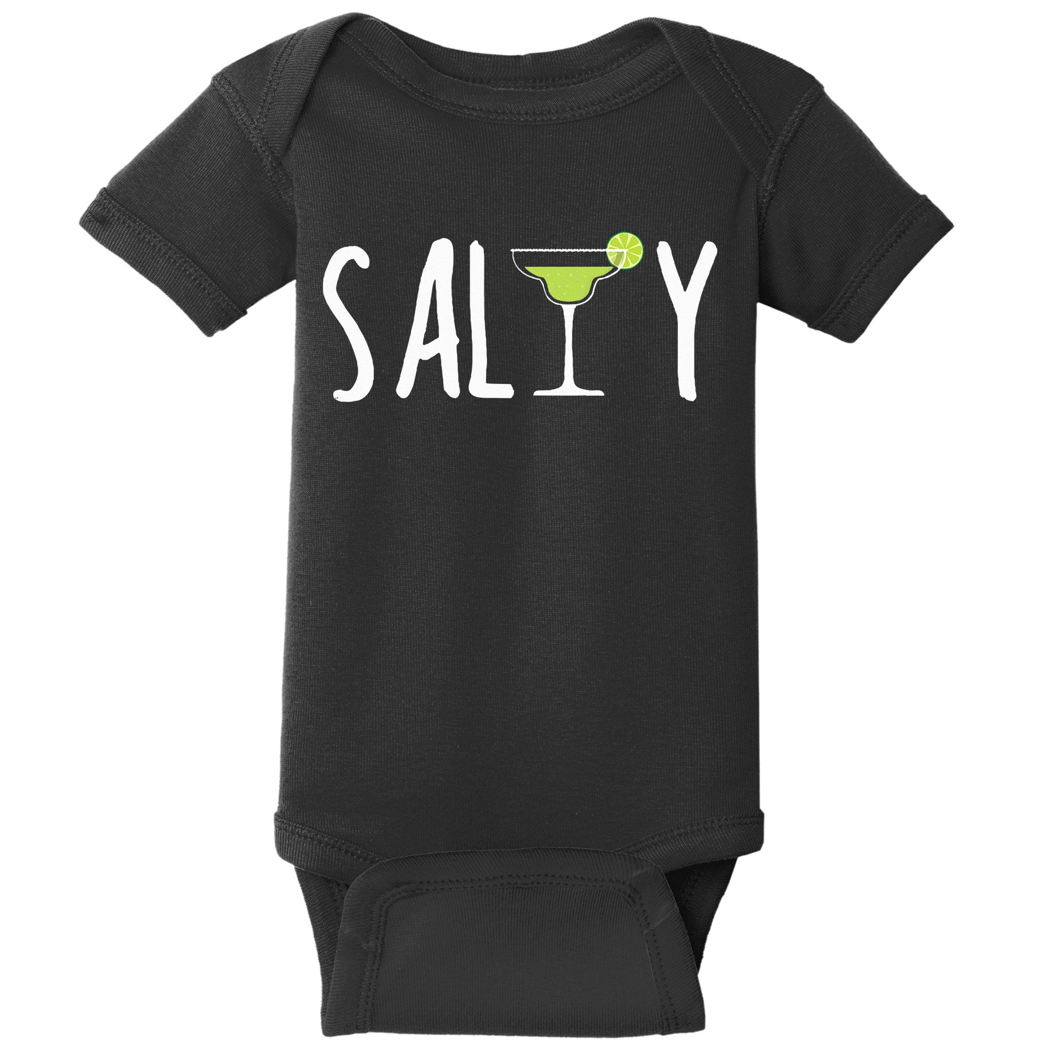 Salty Margarita Glass Beach Lover For Margarita Lovers Baby Bodysuit