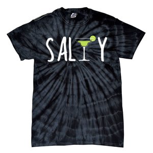 Salty Margarita Glass Beach Lover For Margarita Lovers Tie-Dye T-Shirt