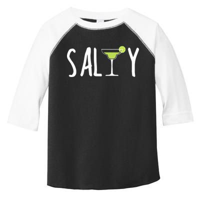 Salty Margarita Glass Beach Lover For Margarita Lovers Toddler Fine Jersey T-Shirt