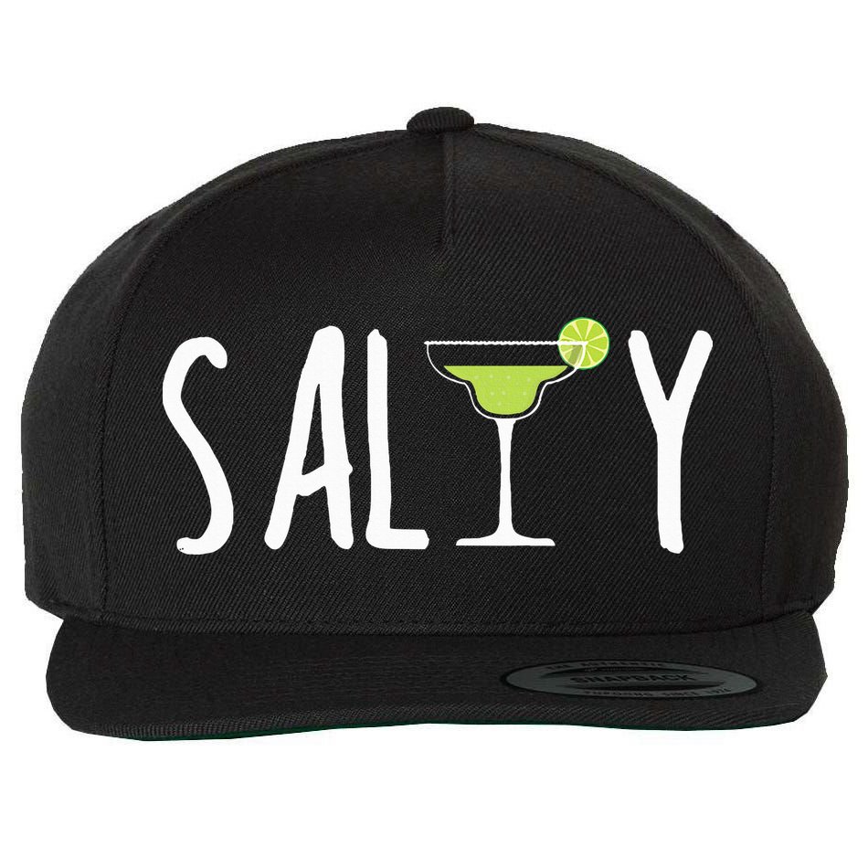 Salty Margarita Glass Beach Lover For Margarita Lovers Wool Snapback Cap