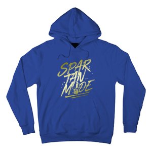 Spartan Mode Gold Gladiator Beast Workout Motivation Gym Cute Gift Hoodie