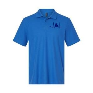 Sailing Meaningful Gift Boat Heartbeat Sailer Ship Meaningful Gift Boating Gift Softstyle Adult Sport Polo