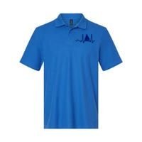 Sailing Meaningful Gift Boat Heartbeat Sailer Ship Meaningful Gift Boating Gift Softstyle Adult Sport Polo