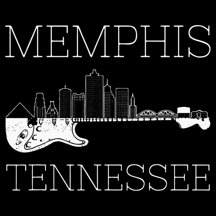 Souvenir Memphis Guitar Music Tennessee Memphis Drawstring Bag