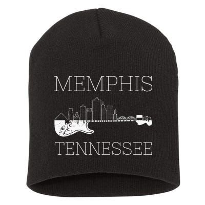 Souvenir Memphis Guitar Music Tennessee Memphis Short Acrylic Beanie