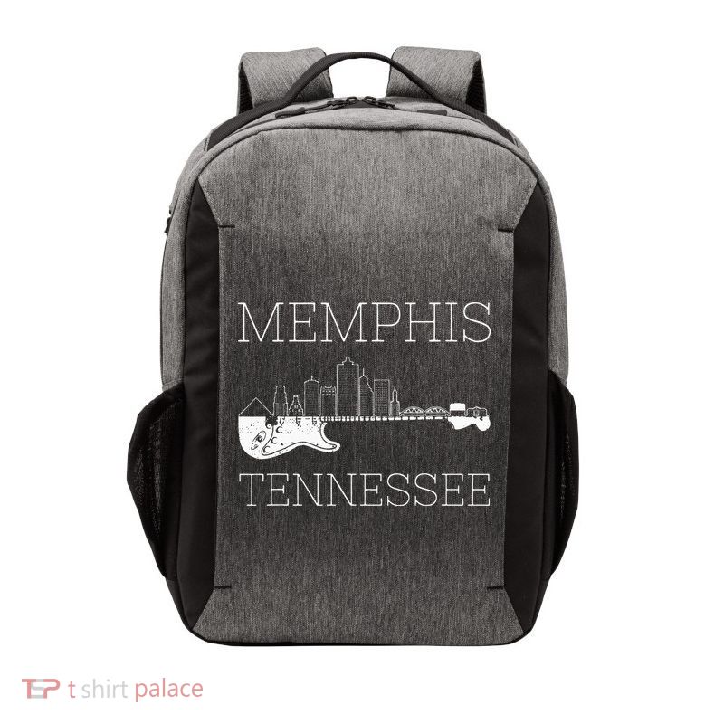 Souvenir Memphis Guitar Music Tennessee Memphis Vector Backpack