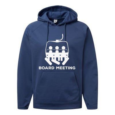 Snowboard Meeting Gift Snowboarding funny Vacation Skiing Performance Fleece Hoodie