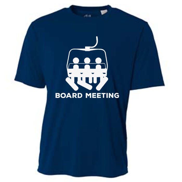 Snowboard Meeting Gift Snowboarding funny Vacation Skiing Cooling Performance Crew T-Shirt