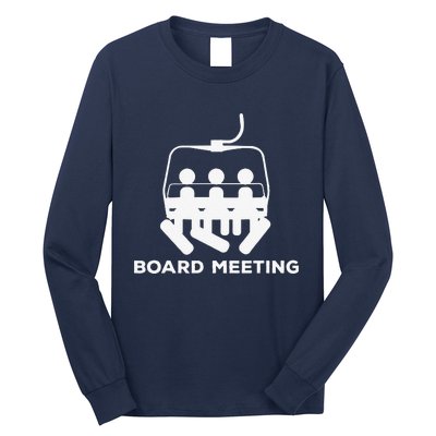 Snowboard Meeting Gift Snowboarding funny Vacation Skiing Long Sleeve Shirt