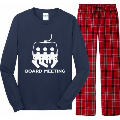 Snowboard Meeting Gift Snowboarding funny Vacation Skiing Long Sleeve Pajama Set