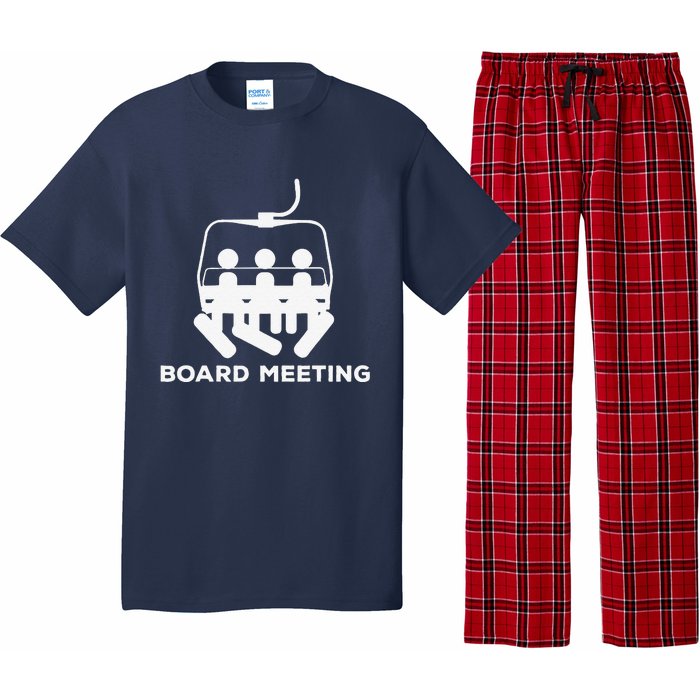 Snowboard Meeting Gift Snowboarding funny Vacation Skiing Pajama Set