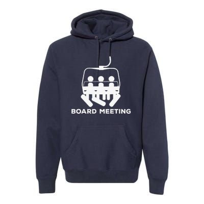 Snowboard Meeting Gift Snowboarding funny Vacation Skiing Premium Hoodie