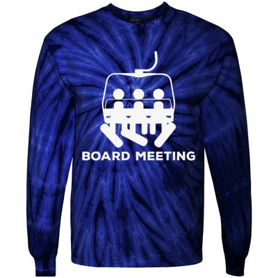 Snowboard Meeting Gift Snowboarding funny Vacation Skiing Tie-Dye Long Sleeve Shirt