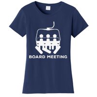 Snowboard Meeting Gift Snowboarding funny Vacation Skiing Women's T-Shirt