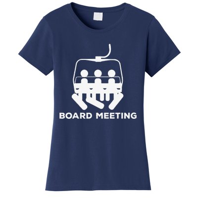 Snowboard Meeting Gift Snowboarding funny Vacation Skiing Women's T-Shirt