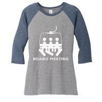 Snowboard Meeting Gift Snowboarding funny Vacation Skiing Women's Tri-Blend 3/4-Sleeve Raglan Shirt