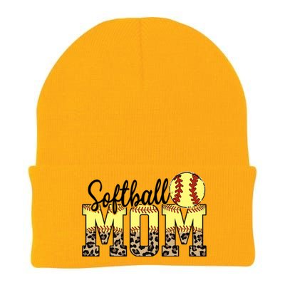 Softball Mom Gift Funny Ball Mom Cute Letter Gift Knit Cap Winter Beanie