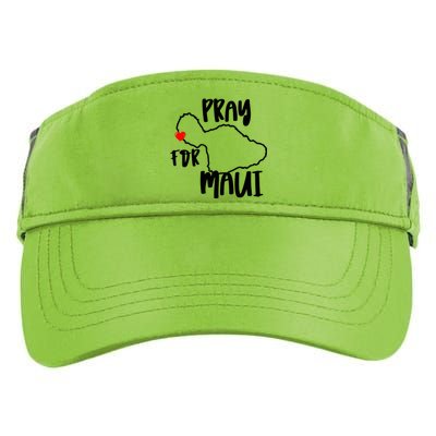 Support Maui Gift Pray For Maui Hawaii Strong Adult Drive Performance Visor