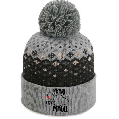 Support Maui Gift Pray For Maui Hawaii Strong The Baniff Cuffed Pom Beanie