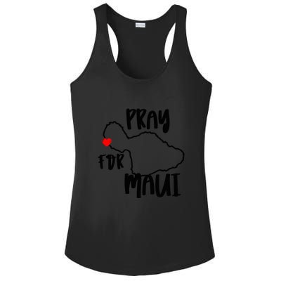 Support Maui Gift Pray For Maui Hawaii Strong Ladies PosiCharge Competitor Racerback Tank