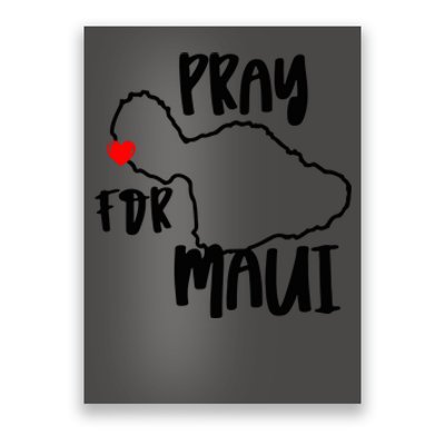 Support Maui Gift Pray For Maui Hawaii Strong Poster