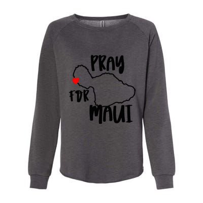 Support Maui Gift Pray For Maui Hawaii Strong Womens California Wash Sweatshirt