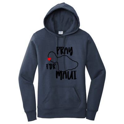 Support Maui Gift Pray For Maui Hawaii Strong Women's Pullover Hoodie