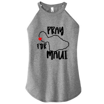 Support Maui Gift Pray For Maui Hawaii Strong Women's Perfect Tri Rocker Tank