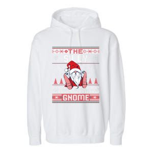 Silly Matching Group Christmas Gnome Ugly Gift Garment-Dyed Fleece Hoodie