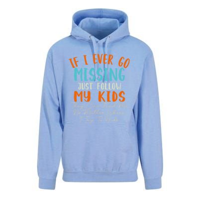 Sarcastic Mom Gift If I Ever Go Missing Just Follow My Gift Unisex Surf Hoodie